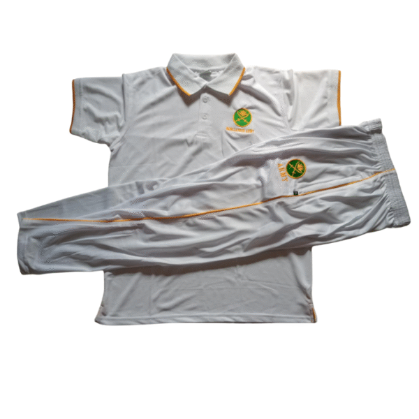 White Army T-Shirt And Trousers