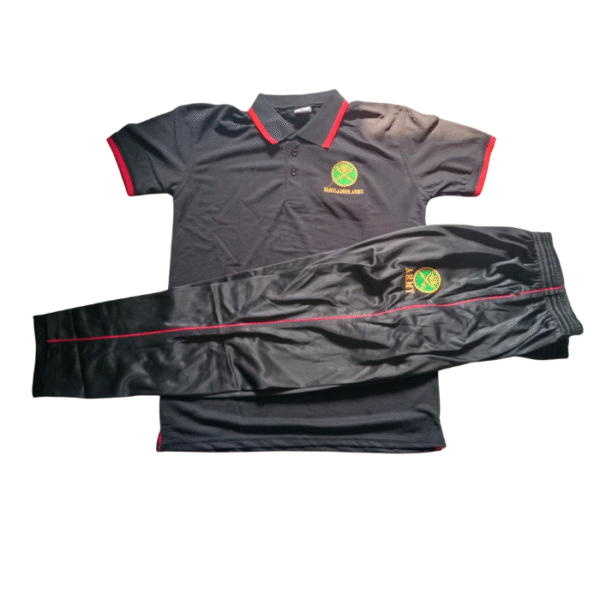 Black Army T-Shirt And Trousers